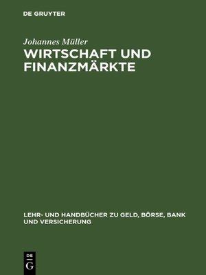 cover image of Wirtschaft und Finanzmärkte